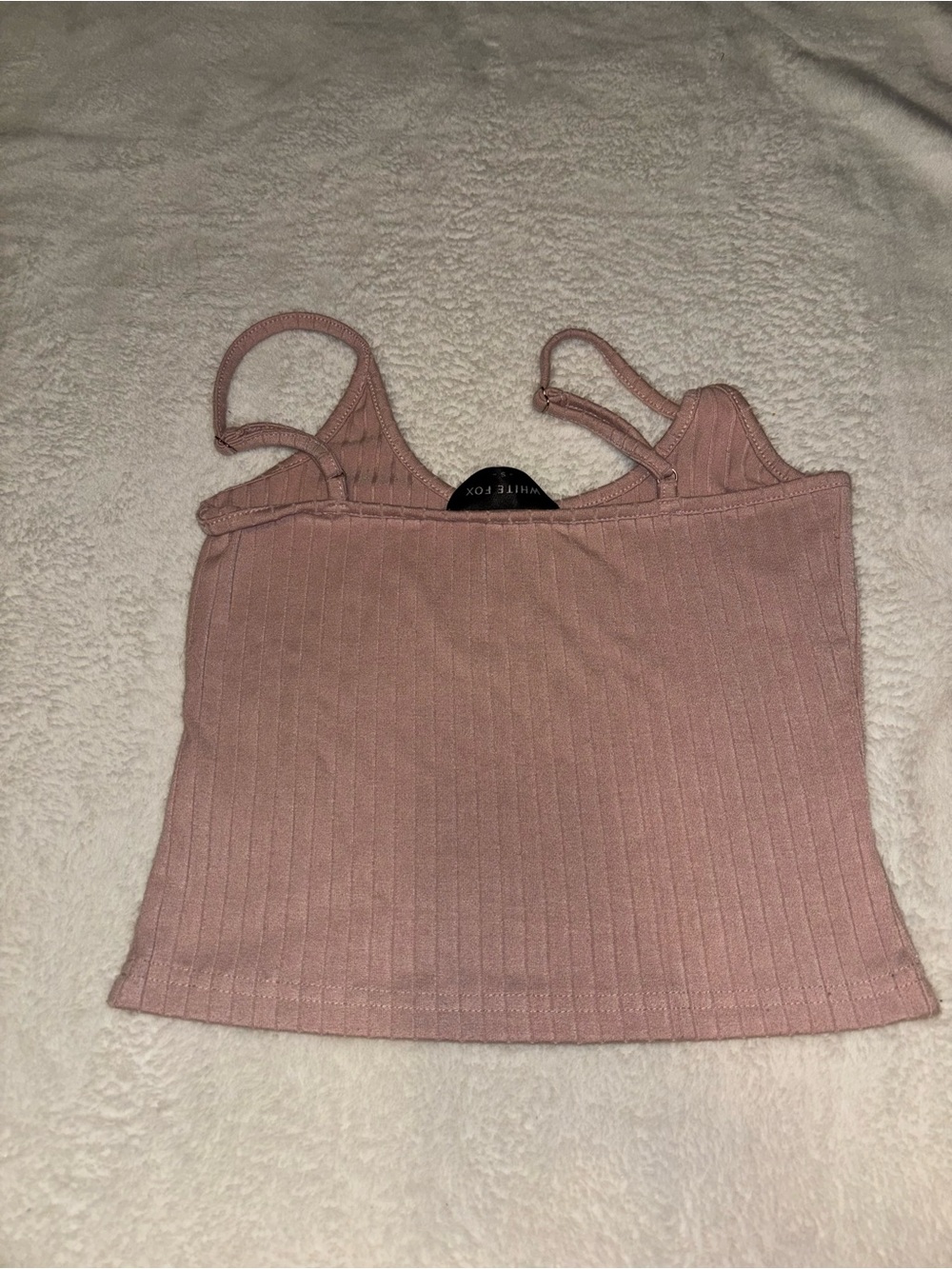 White Fox Ribbed Ruched Pink Set - Picture 4 of 4